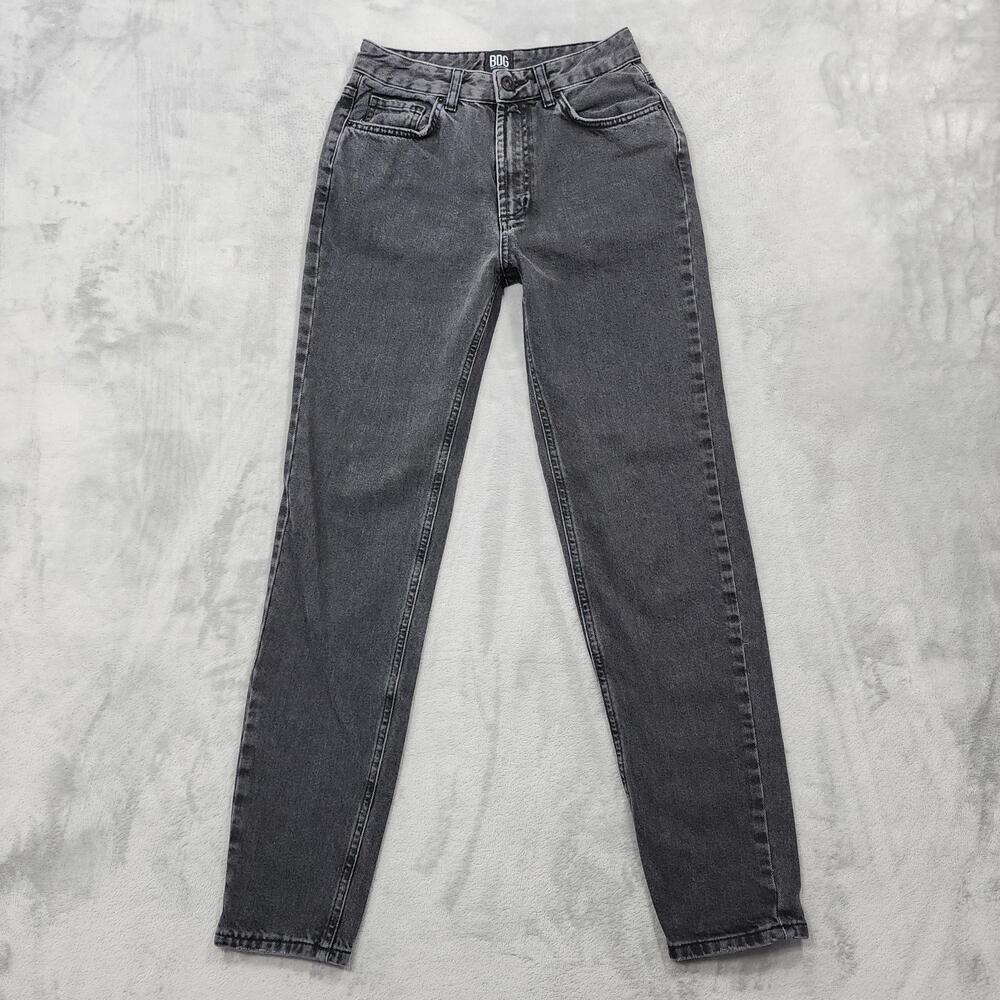 BDG Urban Outfitters Jeans Womens 25 Gray High Rise Mom Relaxed Charcoal Wash